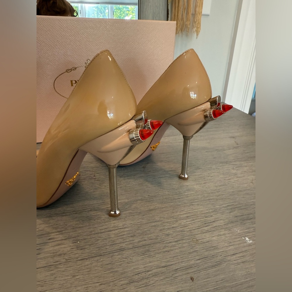 ***SOLD*** Prada Spring 2012 Patent Leather Hot Rod Heels- NIB - Picture 8 of 11
